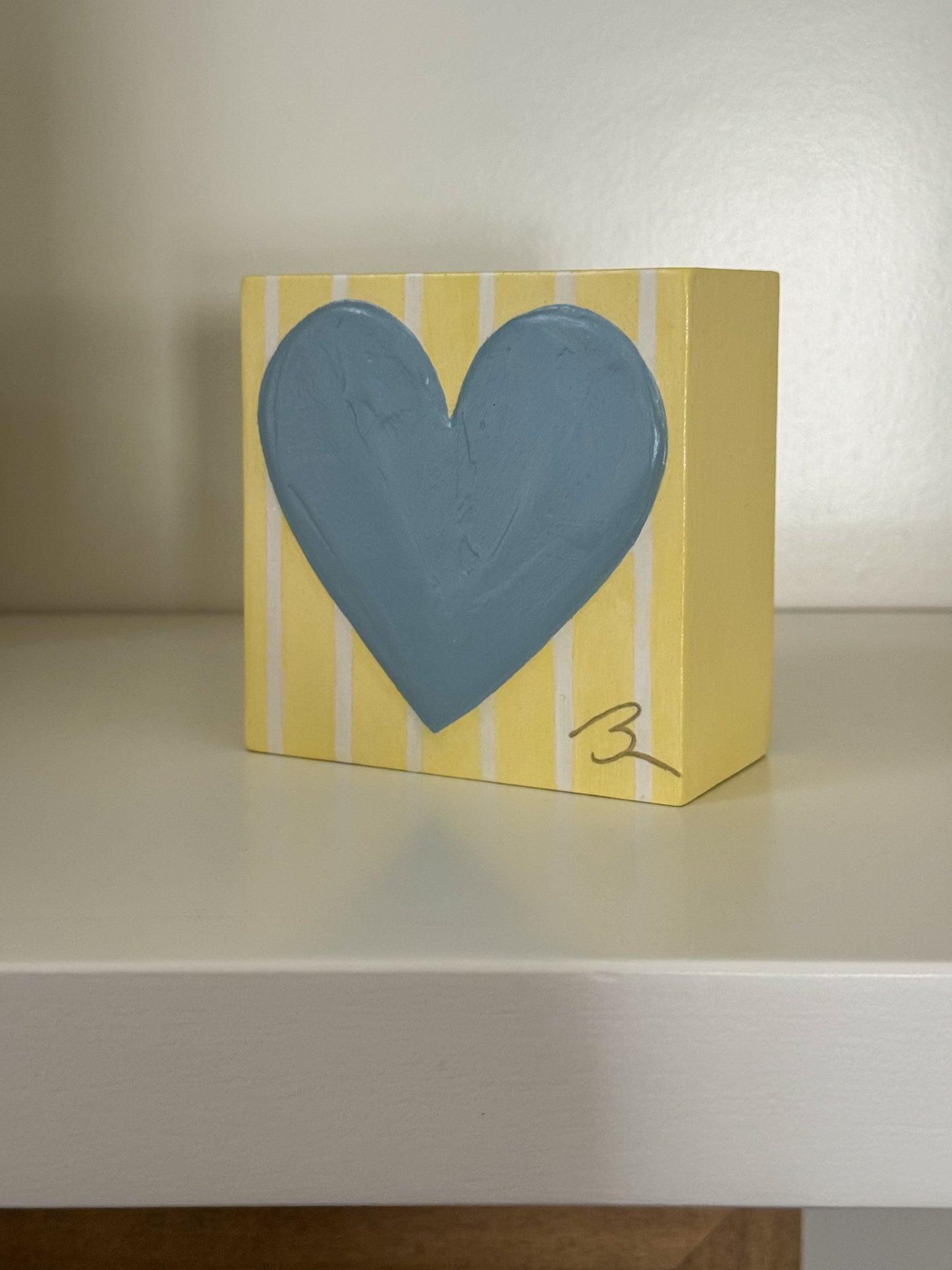 Yellow & Blue Pinstripe