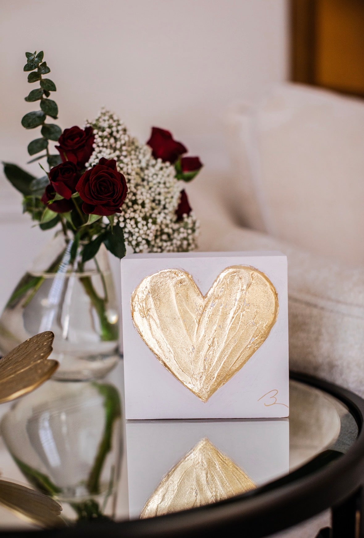 Heart of Gold - Sunlit White