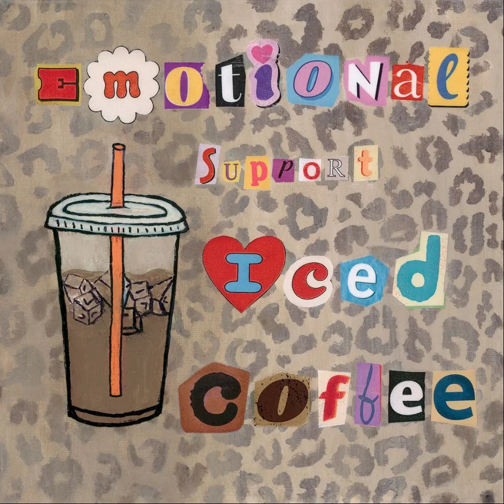 Emotional Support Iced Coffee